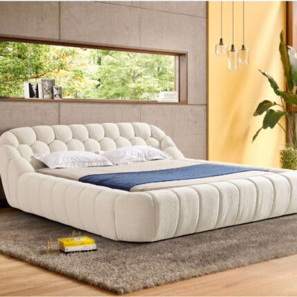 KIVONA Bubble Boucle Fabric Bed
