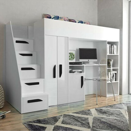 Kivona Kryspol Bunk Bed with Stairs