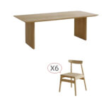 Kivona Pedestal Dining Table
