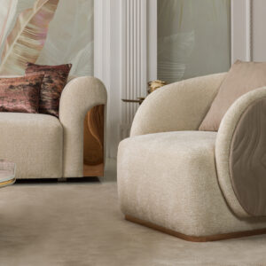 Kivona Luxe Rose Gold Sofa