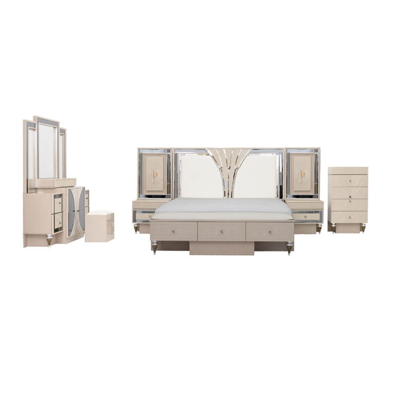 Kivona Essential Bedroom Set (W/O Wardrobe)