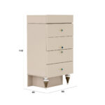 Kivona Essential Bedroom Set (W/O Wardrobe)