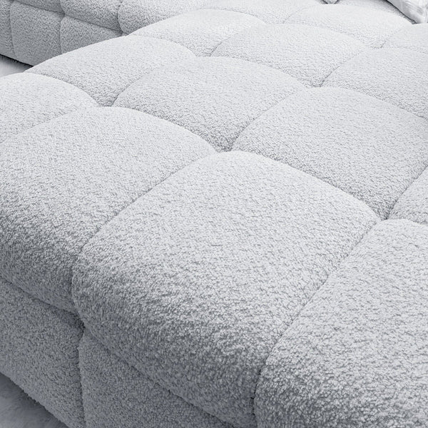 Kivona Luxe Bubble Tufted Corner Sofa
