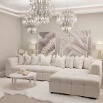 Kivona Luxe Bubble Tufted Corner Sofa